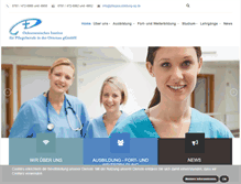 Tablet Screenshot of pflegeausbildung-og.de